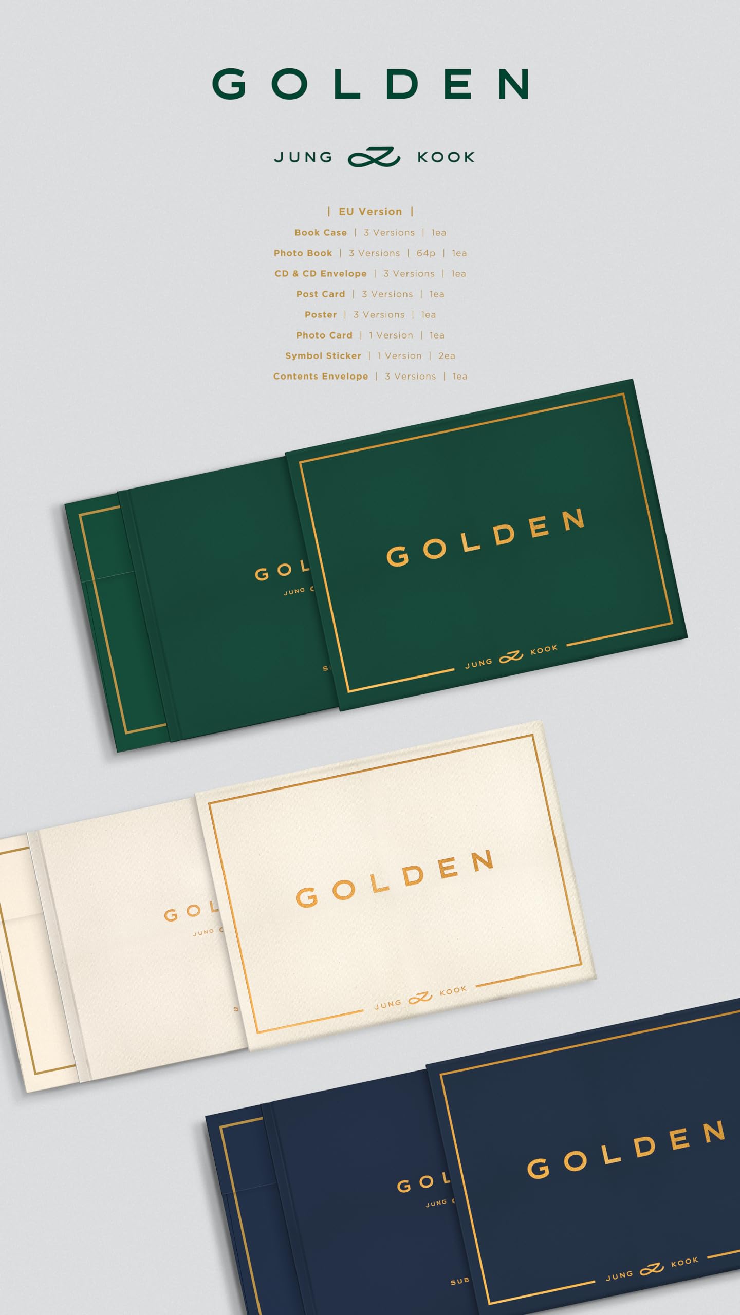 CD Jung Kook (BTS) - GOLDEN (SUBSTANCE) - Importado : Amazon.com